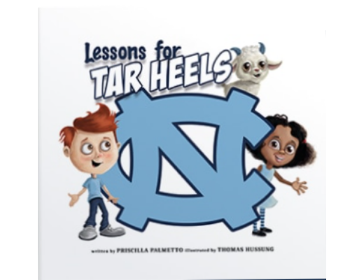 Lessons for Tar Heels book cover.